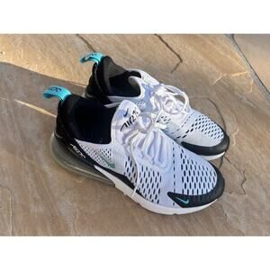 Nike Air Max 270 Black Dusty Cactus Size Youth 5.5Y Shoe Sneakers AH8050-001